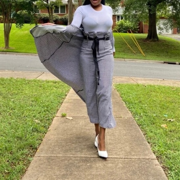 “Hazel Cove” Coat Vest & Palazzo Pant set - Picture 7 of 16